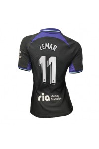 Atletico Madrid Thomas Lemar #11 Fotballdrakt Borte Klær Dame 2022-23 Korte ermer
